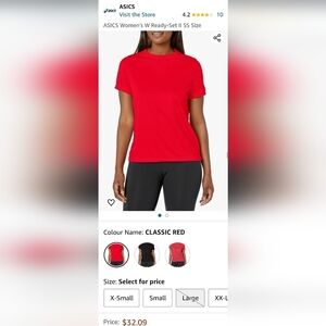 NWT ASICS Size Medium Tech T-Shirt